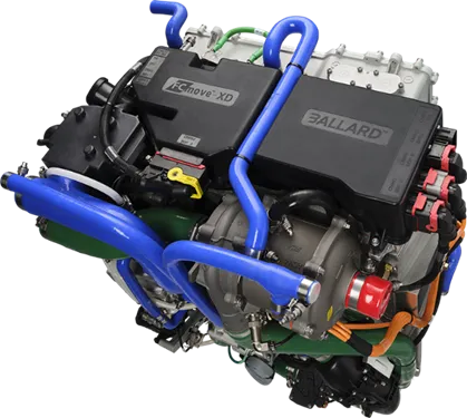 单堆功率120kW！巴拉德第9代高性能燃料电池发动机亮相