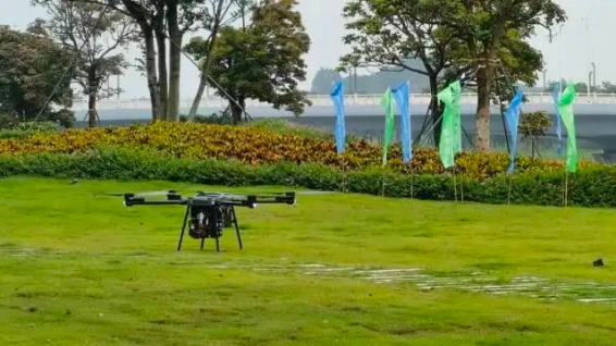 全球首款固体氢动力无人机在广东中山翠亨新区首飞