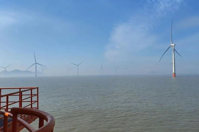 浙能台州1号海上风电项目完成全部40台风机预验收