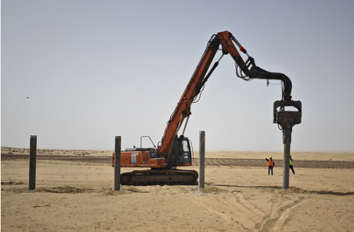 华能北方公司库布齐大基地100万千瓦光伏先导工程开工