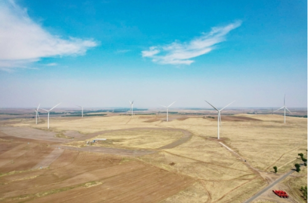 70MW！内蒙古额尔格图风电项目实现全容量并网
