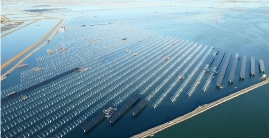 天津海晶盐光互补光伏项目开工