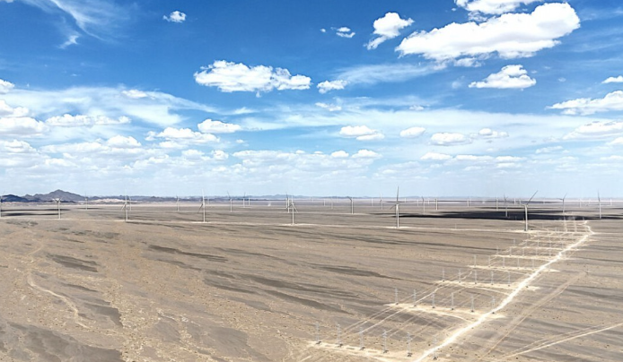 龙源电力甘肃敦煌480MW风电项目全容量并网