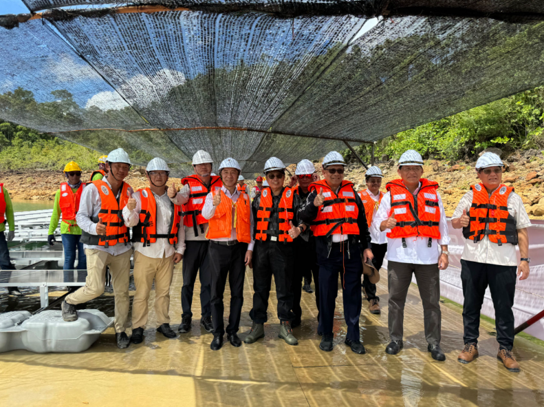 马来西亚砂拉越州总理阿邦佐哈里到由中国能建江苏院总承包的马来