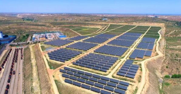 鄂尔多斯点石沟煤矿6MW光伏+矿区绿电综合替代示范项目并网成