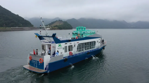 江西首艘氢能船舶交付使用