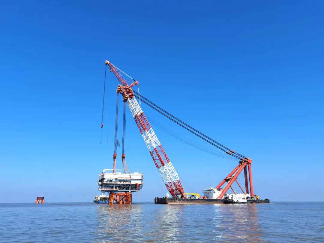 全国首个批量化应用单机容量16兆瓦的海上风电机组项目实现并网