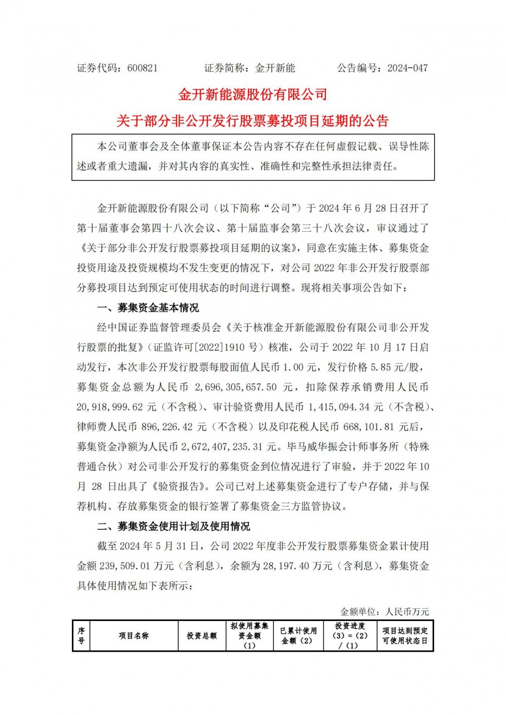 又一新能源企业宣布300MW光伏电站项目延期