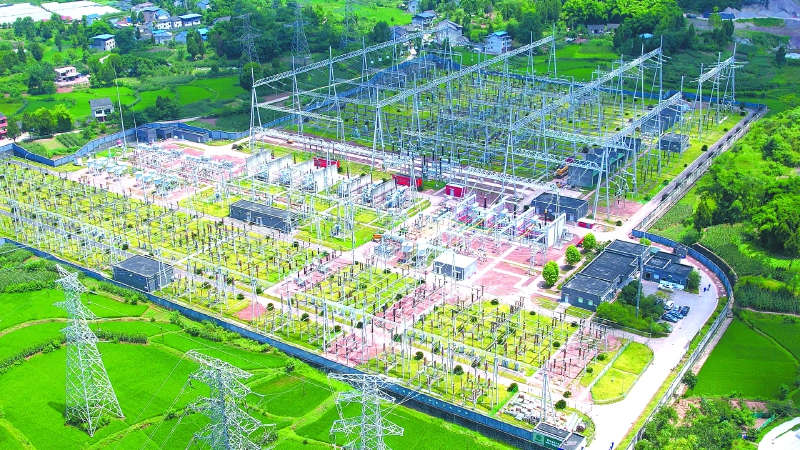 四川南充500千伏主变扩建工程投运