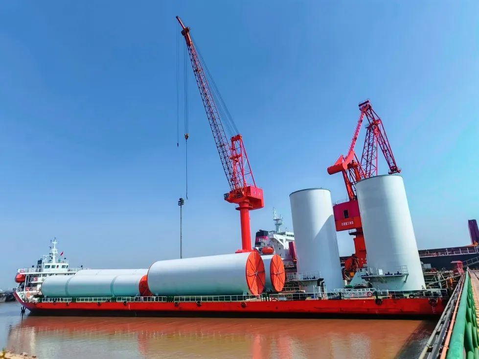 中船澄西大直径海上风塔实现批量交付！！