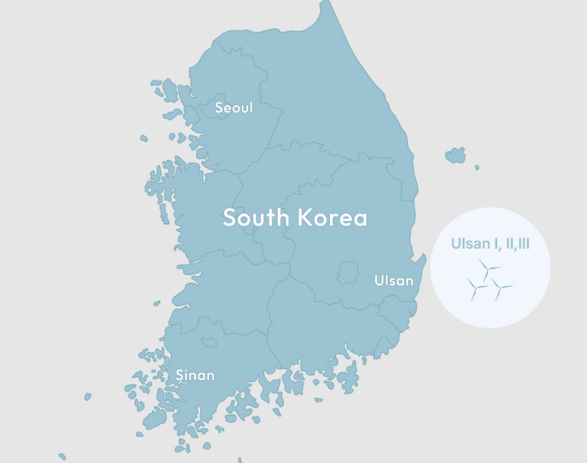 CIP的1.5 GW韩国浮动风电项目首次在蔚山完成环评咨询