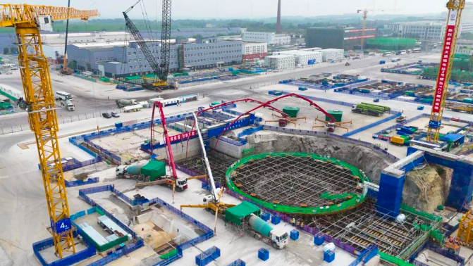 中核徐大堡核电2号机组核岛开工