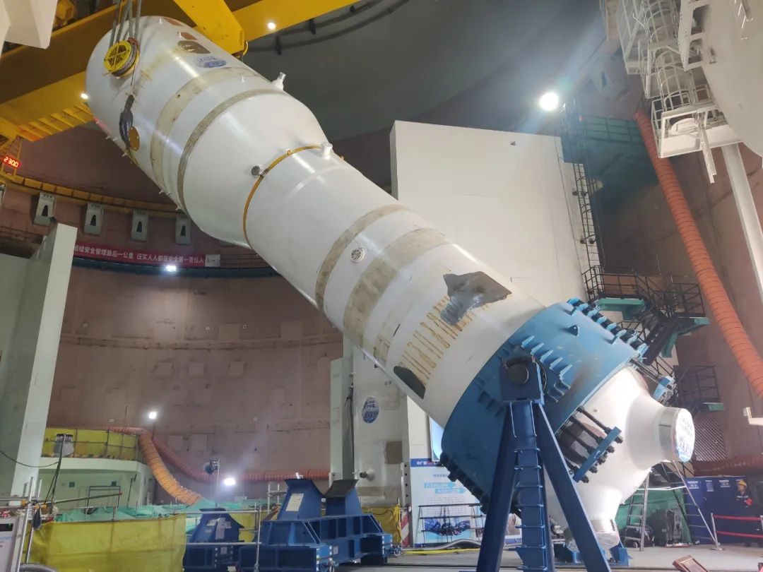 三澳核电2号机组三台蒸汽发生器全部就位