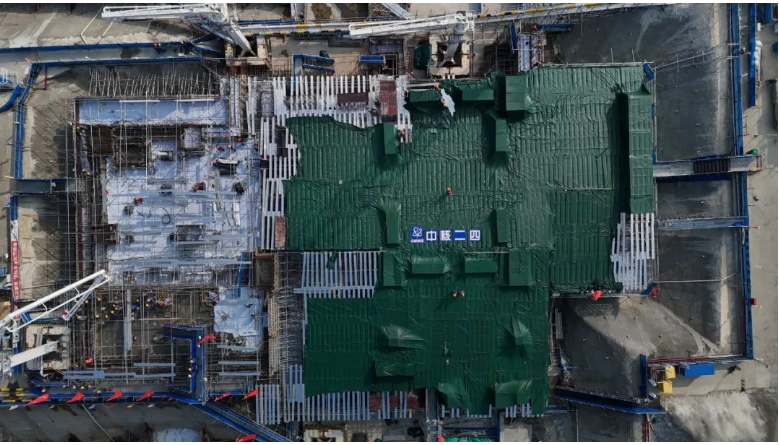 石岛湾核电1号机组常规岛汽机筏基混凝土圆满完成浇筑