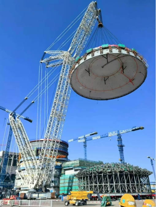 海阳核电3号机组全面进入设备安装阶段