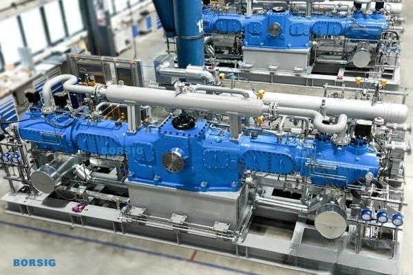 BORSIG ZM往复式压缩机在德国首个氢气洞穴储存项目中成