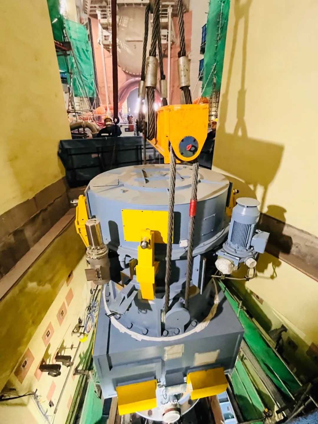 太平岭核电2号机组主泵主体安装提前完工