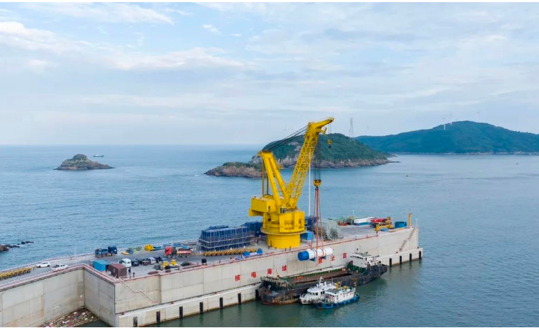 三澳核电项目2号机组稳压器到货