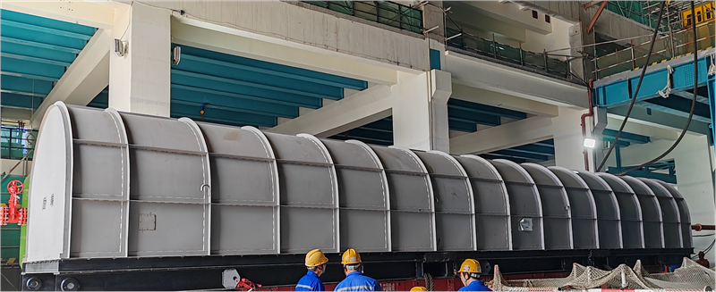 太平岭核电项目2号机组发电机转子顺利到货