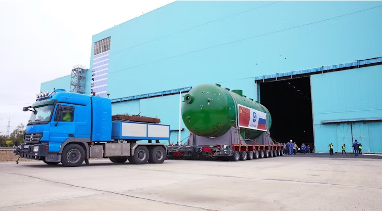 中国/ 俄罗斯为Xudabu-4核电站运送最后三台蒸汽发电机