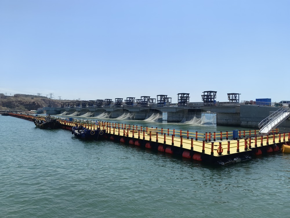 中国能建江苏装备公司自主研发的国内首套核电站冷源沉箱式拦截和