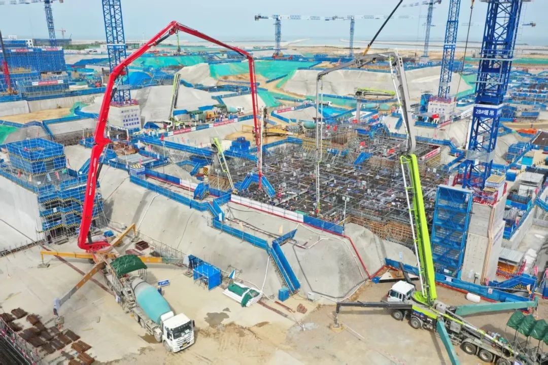 石岛湾核电扩建一期土建主体工程 进入全面施工阶段