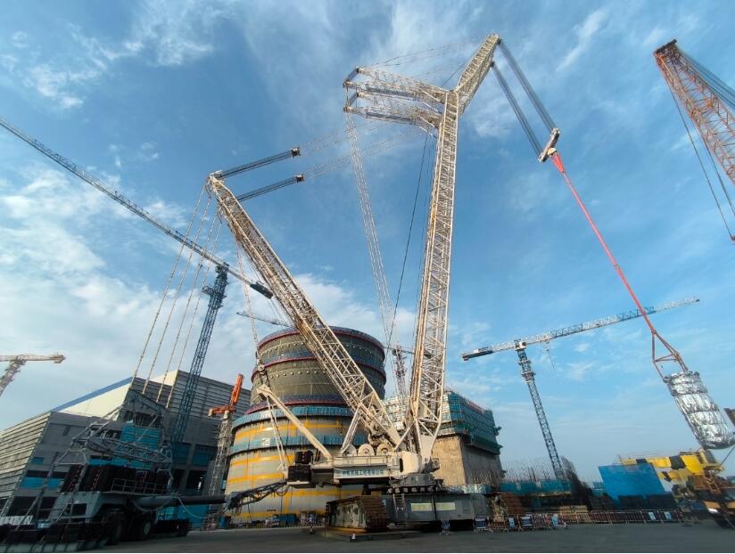 中核机械工程顺利完成海阳核电4号机组堆内构件吊装