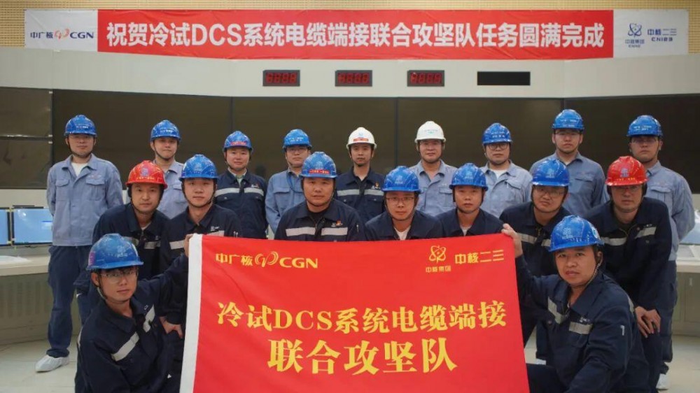 中核二三三澳核电项目部冷试DCS系统电缆端接攻坚任务圆满完成