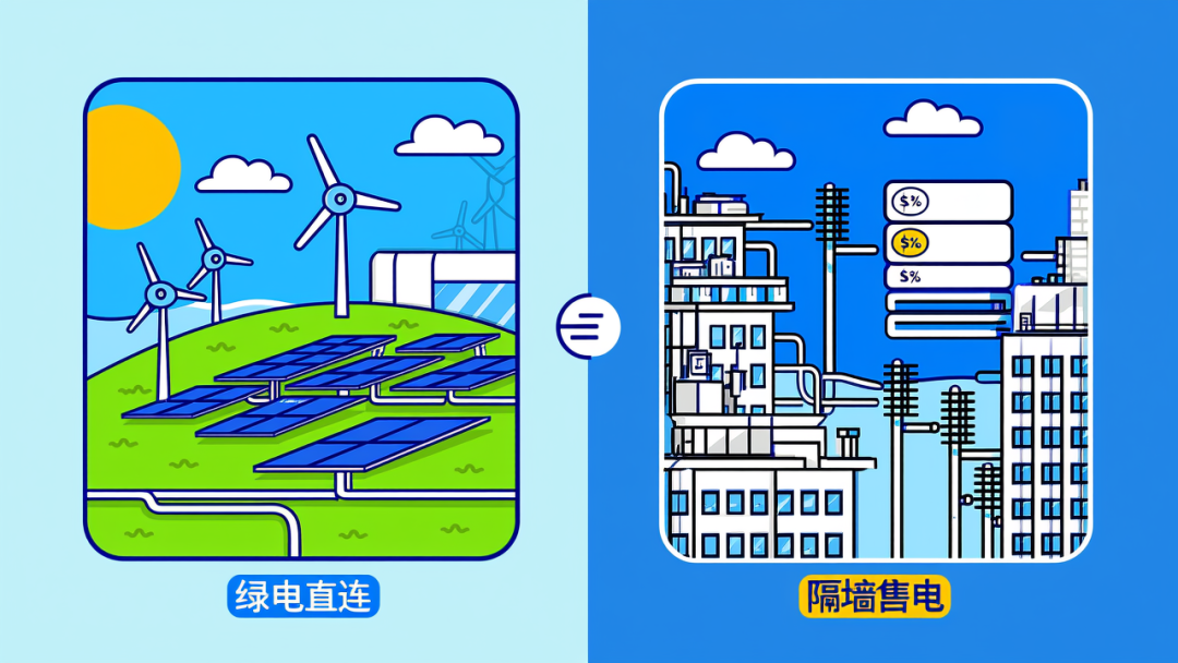 绿电直连VS隔墙售电：差异、电价构成、成本优化等，这篇说清楚
