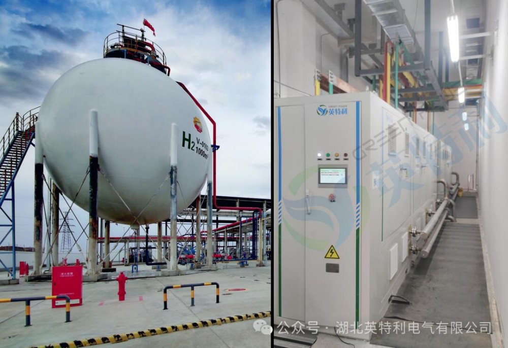 英特利千方级IGBT PWM制氢电源在中石油玉门油田成功投运