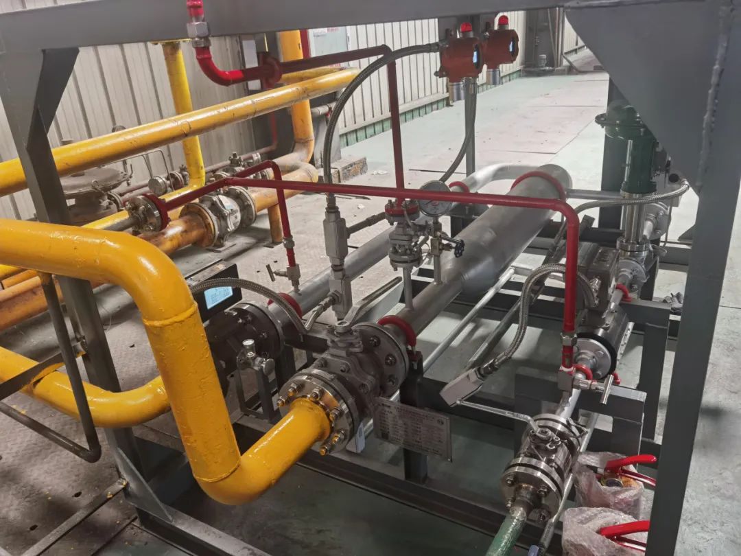 威丰新材料天然气掺烧绿氢项目正式投入运营