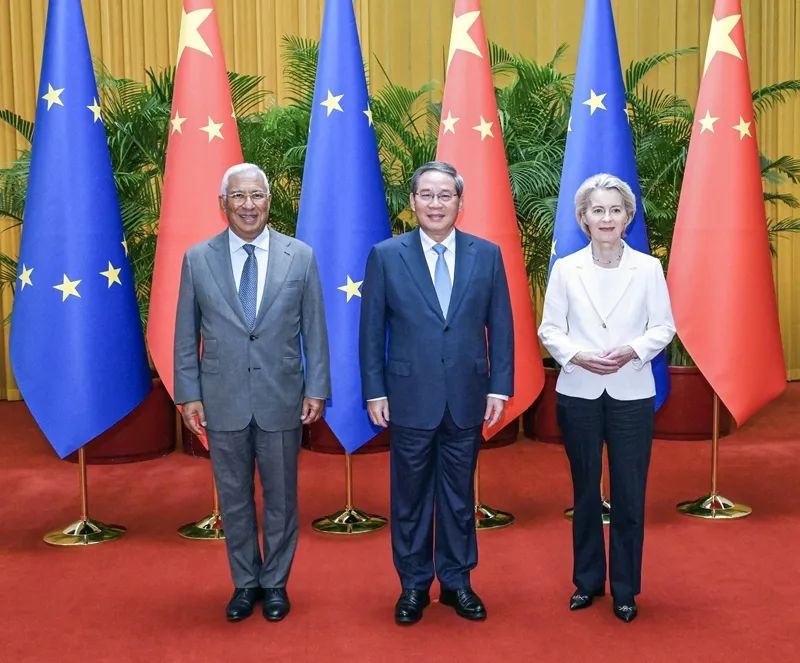 李强：中方愿同欧方积极拓展数字经济、绿色发展等新兴领域合作