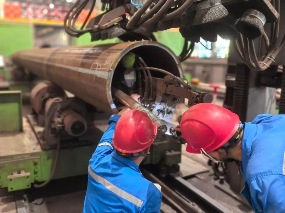 宝世顺公司纯氢输送直缝埋弧焊管顺利完成批量试制