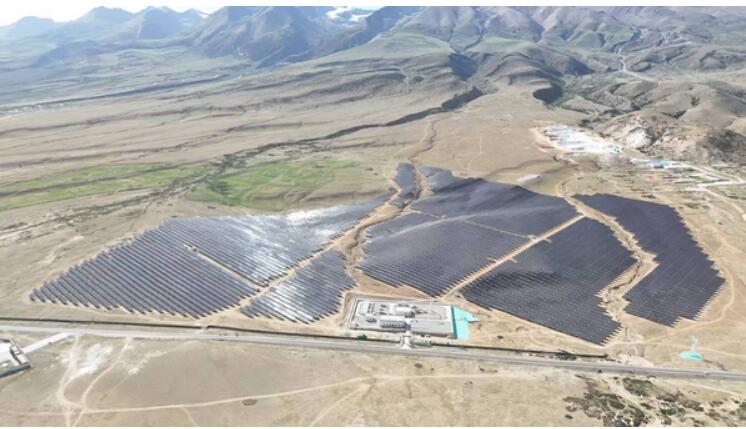西藏当雄一、二期光伏项目同日并网成功