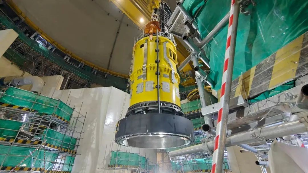 华能海南昌江核电二期3号机组反应堆压力容器扣盖及螺栓拉伸工作