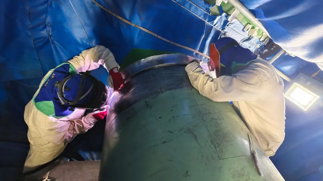 田湾核电站8号机组主管道焊接顺利完成