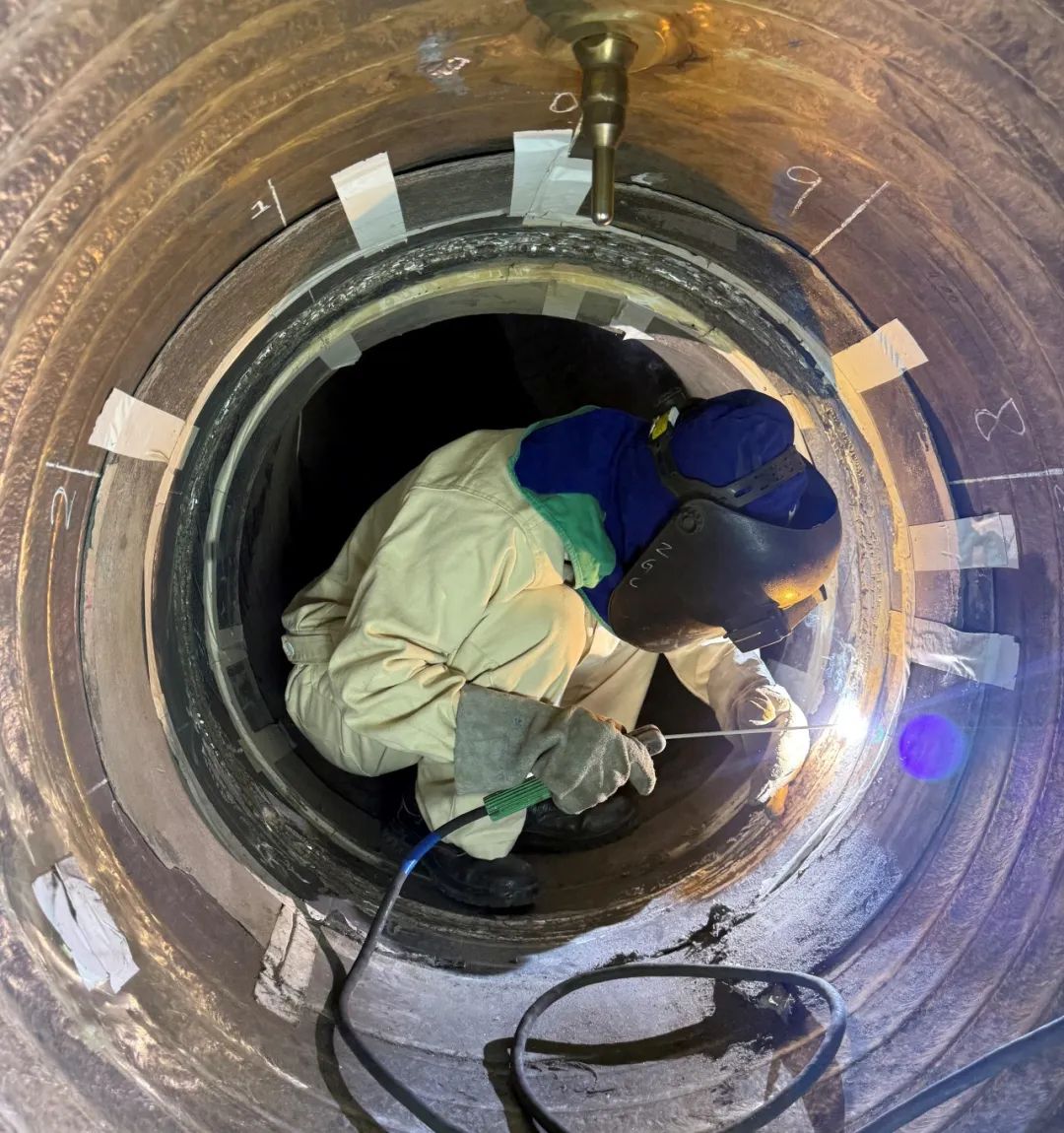 田湾核电站8号机组主管道顺利焊接完成