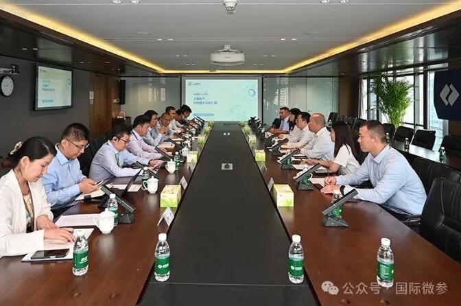 唐玉华会见上海电气风电集团党委副书记、总裁王勇一行，加强海外