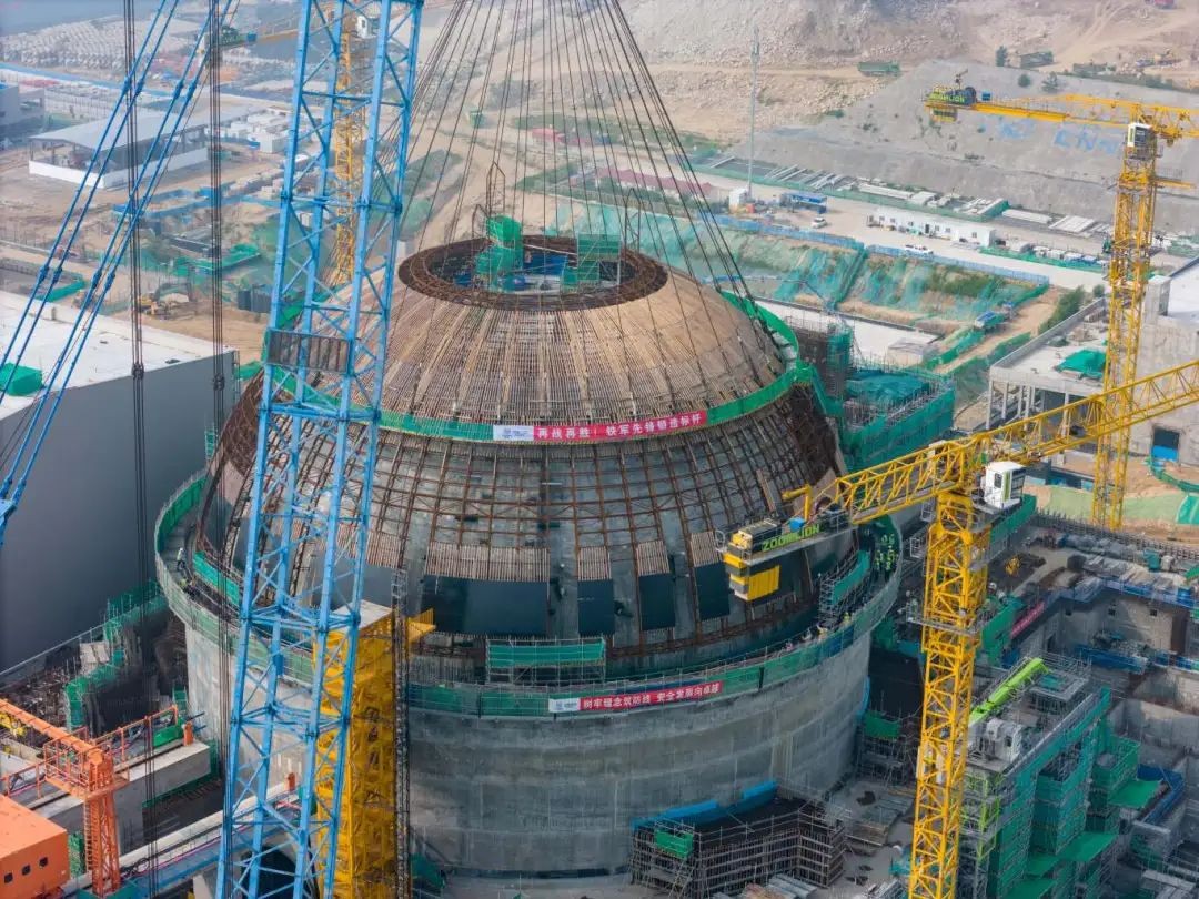 从精准吊装到关键浇筑，徐大堡核电同天实现双节点