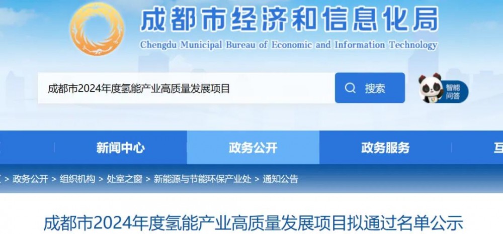 亚联氢能实力入选四川成都市氢能产业高质量发展项目