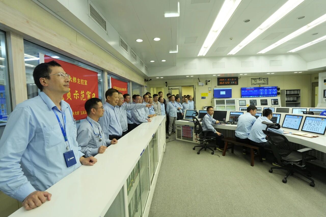 方家山核电厂208大修结束