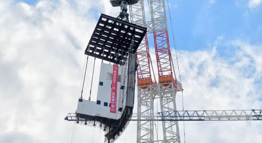 漳州核电3号机组蒸发器隔间混凝土模块吊装圆满完成