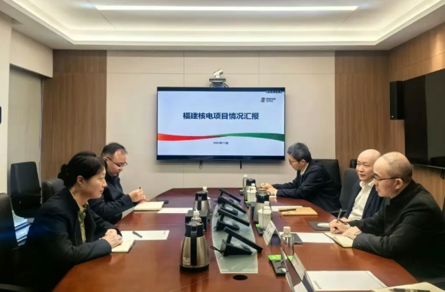 电投核能副总经理李英男调研福建核电